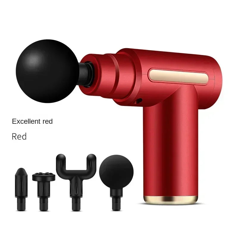 USB Mini Massage Gun Fascia Machine Muscle Relaxation Vibrating Gun Rod Massage Fitness Equipment Neck Grab Fascia Gun - Uknowucme
