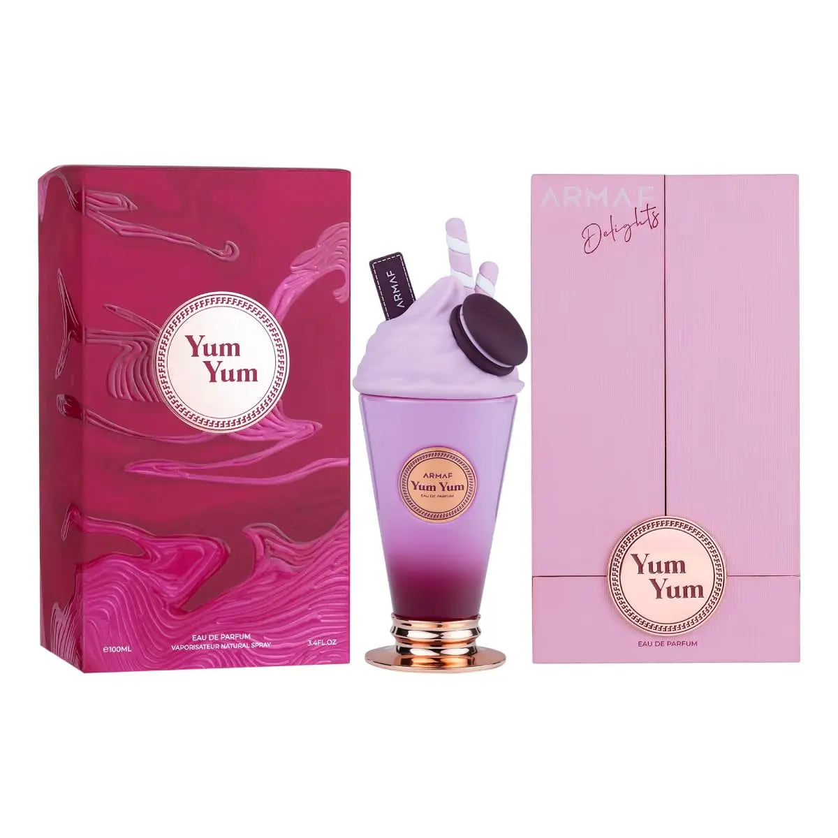 100ML Armaf Delights Yum Eau de Parfum Spray For Women Long-lasting Fragrance Mesmerizing Women's Perfume Floral Fruity Scent - Uknowucme