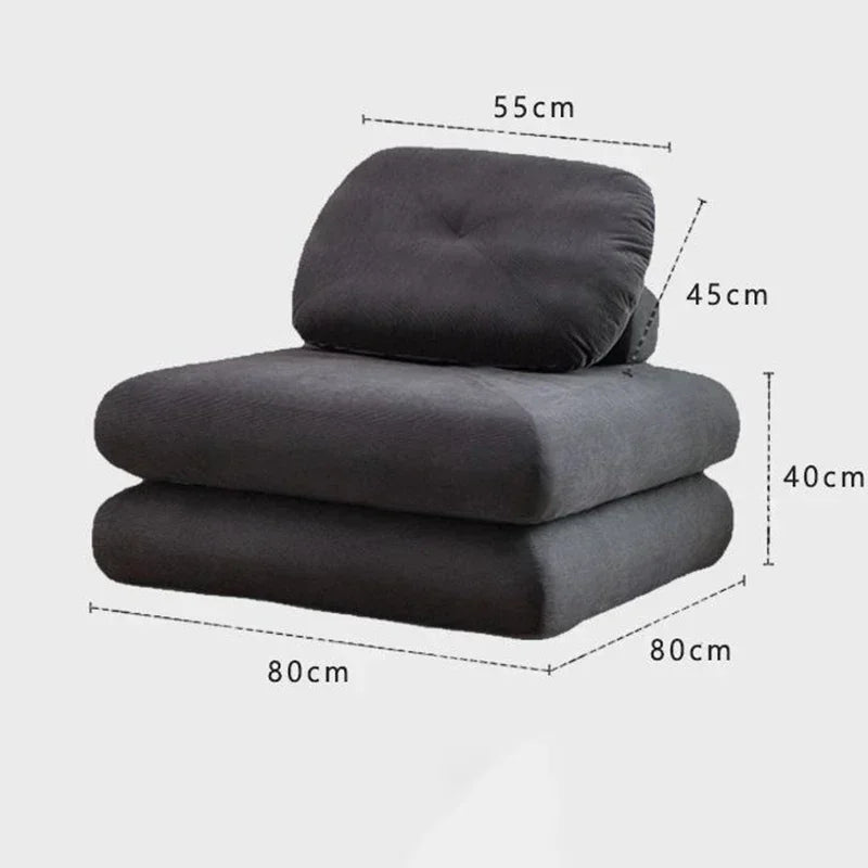 Single Sofa Bed Recliner Lounger Convertible Tatami Sofas Sets Tiny House Relaxing Giant Pouf Luxury Comfort Bedroom Furniture - Uknowucme