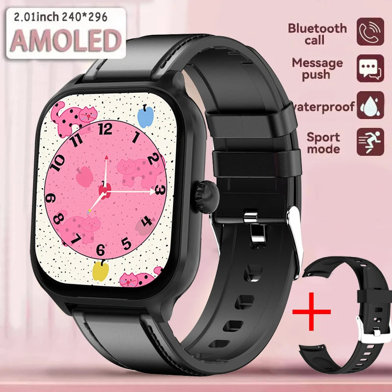 New Smart Watch For Android iOS 2.01" Smartwatch Answer Make Call Waterproof Sports Fitness Tracker Heart Rate Sleep Monitoring