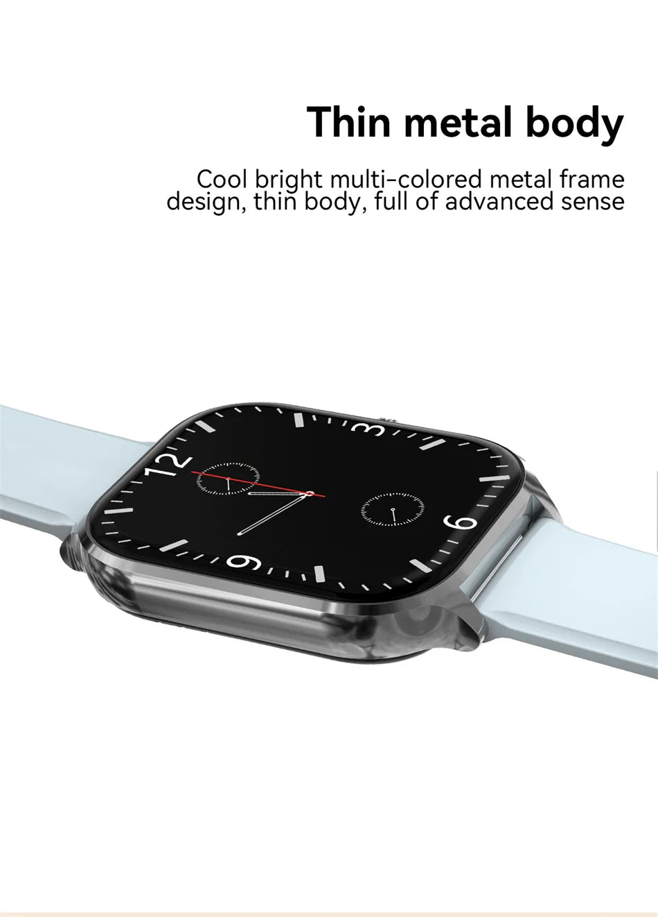 New Smart Watch For Android iOS 2.01" Smartwatch Answer Make Call Waterproof Sports Fitness Tracker Heart Rate Sleep Monitoring