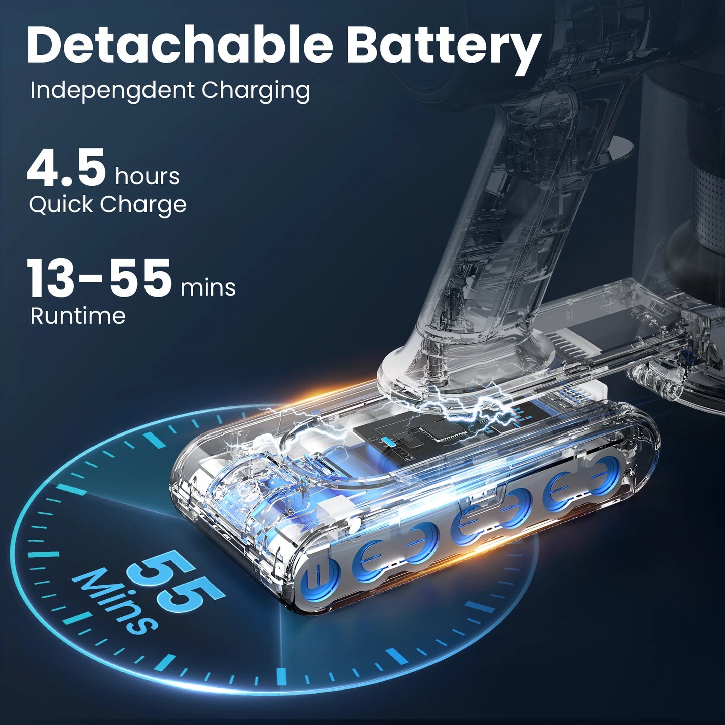 INSE S9 30KPa 400W Stick Cordless Vacuum Cleaner, up to 55mins Runtime, 9-in-1 Stick Vac for Hardwood Floor Pet Hair Home Car - Uknowucme