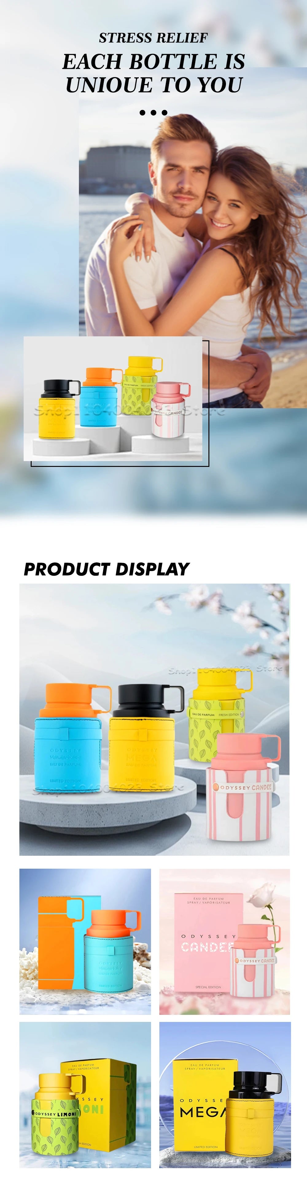 100ML Armaf Odyssey Mandarinsky Limited Edition Perfume For Men Middle Eastern Eau de Parfum Original Arabian Perfume For Women - Uknowucme
