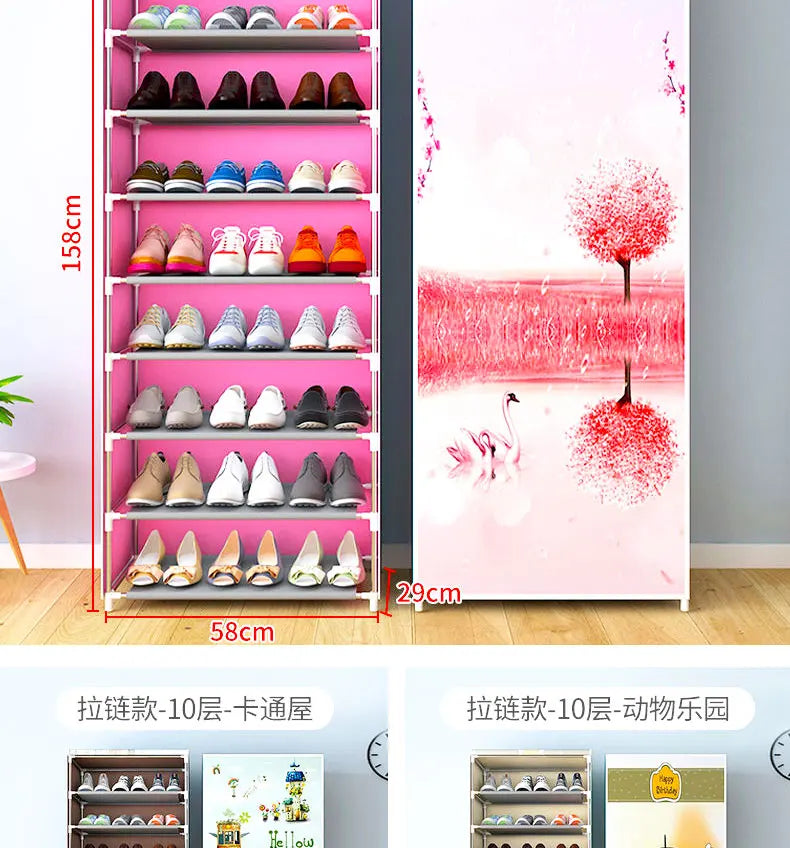 Bedroom Cabinets Shoe-shelf Ultra-thin Dump Shoe Rack Shoes Organizer Living Room Furniture Shoerack Shoemakers Kitchen Cupboard - Uknowucme