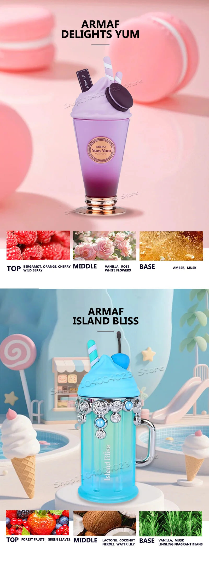 100ML Armaf Delights Yum Eau de Parfum Spray For Women Long-lasting Fragrance Mesmerizing Women's Perfume Floral Fruity Scent - Uknowucme
