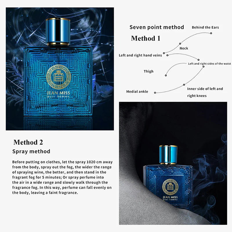 Ares Men's Perfume - 50ml, Fresh Light Fragrance, Woody Scent, Ideal for Daily Use ,Charming perfume, a must-have for a date - Uknowucme