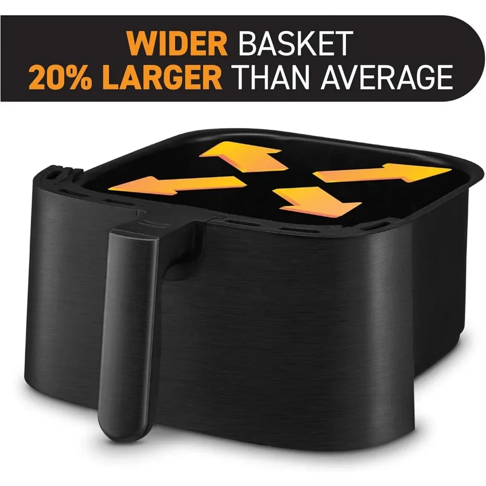 Air Fryer 7 Quart Large AirFryer Cooker 12 Touch Cooking Presets, XL Air Fryer Basket 1700w Power Multifunction 120V - Uknowucme