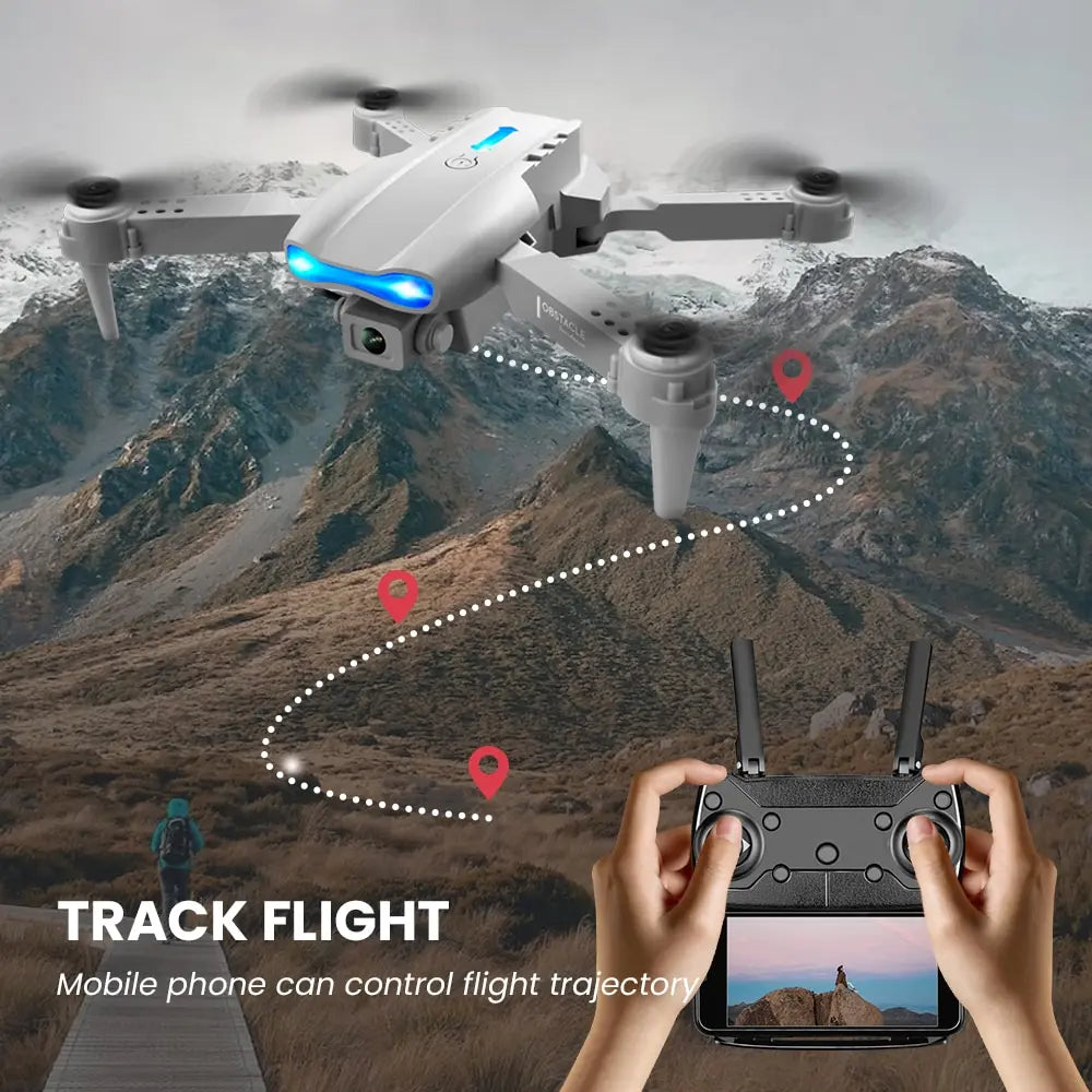 E99 K3 Pro HD 4k Drone Camera High Hold Mode Foldable Mini RC WIFI Aerial Photography Quadcopter Toys Helicopter - Uknowucme