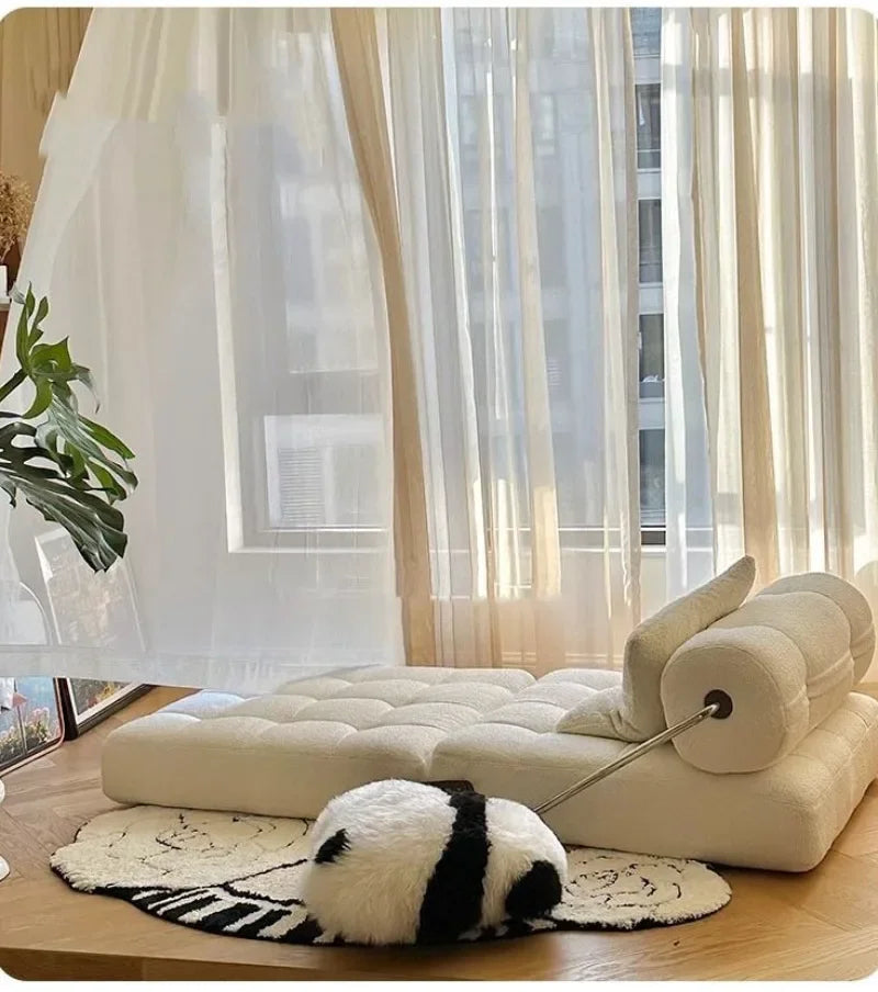 Sponge Filling Folding Living Room Sofas Multifunctional Modern Simple Single Sofa Removable Nordic Luxury Home Furniture - Uknowucme