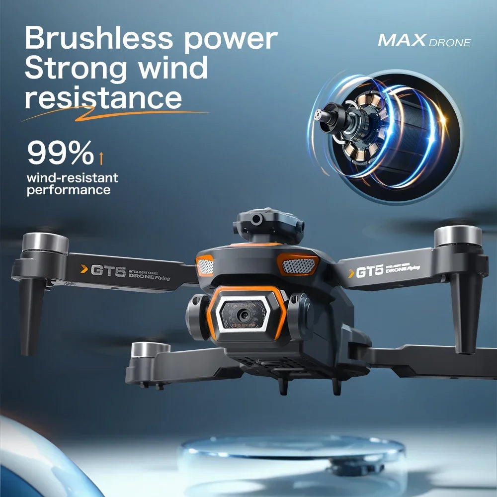 Xiaomi GT5 MAX Drone Professional 8K Dual Cameras HD FPV GPS RC Brushless Drone Obstacle Avoidance Helicopter Toy UAV 10000m - Uknowucme