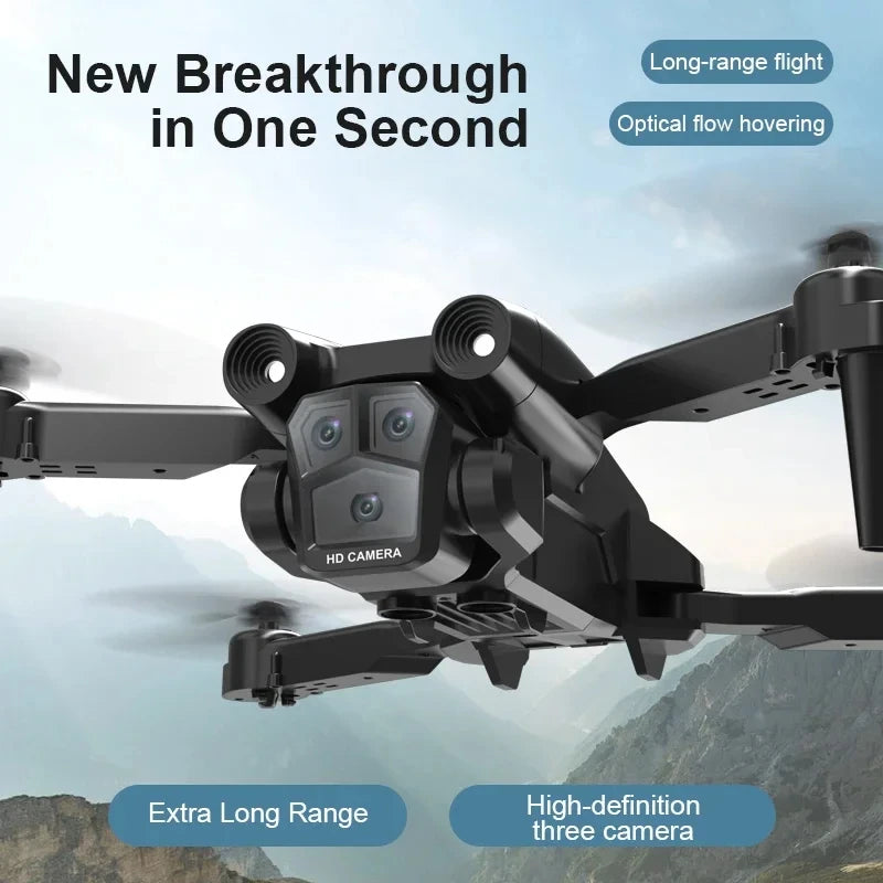 M4 Pro Max Drone 8K Professinal Wide Angle Triple HD Brushless Motor GPS FPV Obstacle Avoidance Foldable Quadcopter RC 10000M - Uknowucme