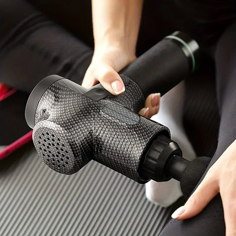 Professional Massage Gun Massage Gun LCD Digital Display with 99 Levels for Adjusting the Body Arms Legs Back Deep Massage - Uknowucme