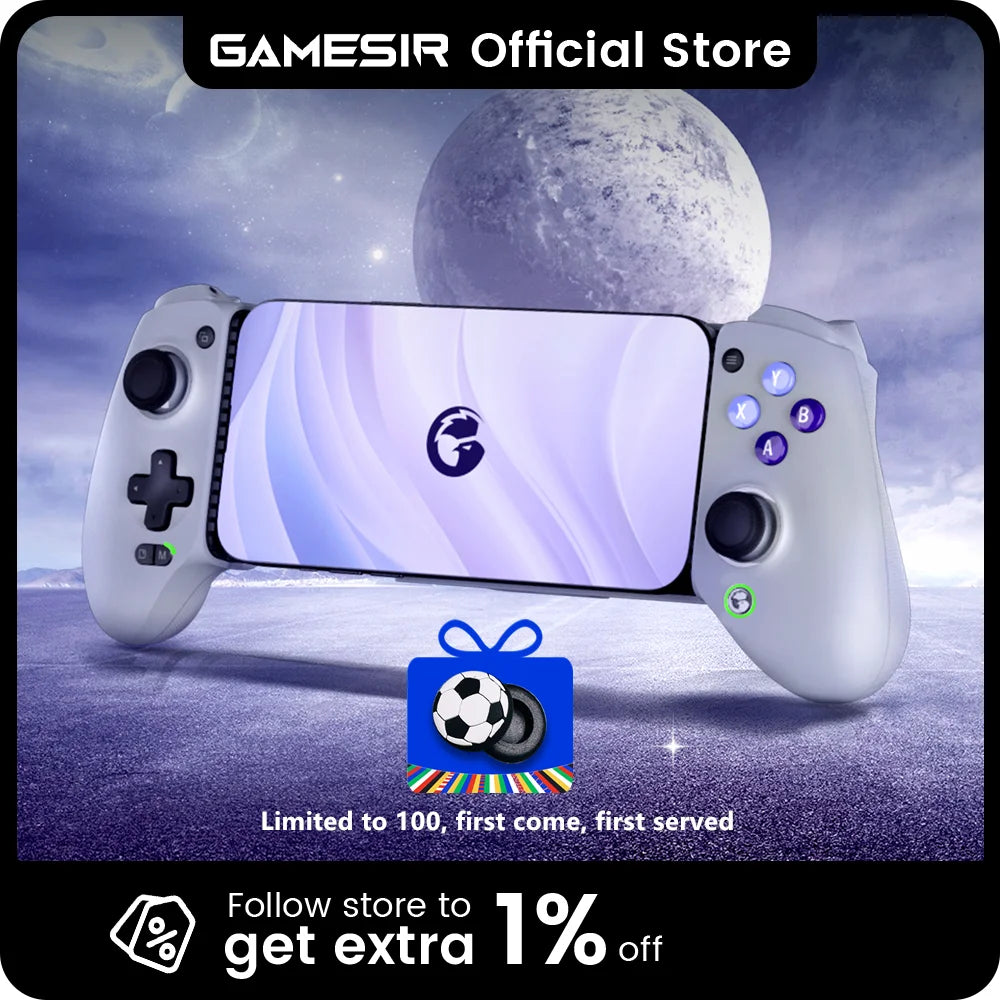 GameSir G8 Galileo Cellphone Gamepad Game Controller with Hall Effect Joystick for iPhone 15 Android Mobile Phone Cloud Gaming - Uknowucme