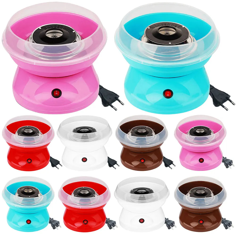 450W Cotton Candy Machine with 10 Marshmallow Sticks Sugar Scoop DIY Cotton Candy Maker Candy Floss Machine for Christmas Gift - Uknowucme
