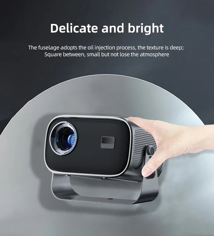 Android projector 4k full hd screen video mini home LCD Portable android 13 smart projector - Uknowucme