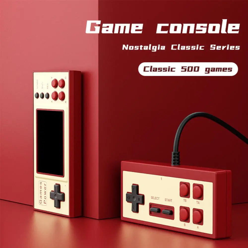 Portable Video Game Player Mini Retro Game Console with 500 Games TV Gaming Console Double Players 3 Inch IPS HD Screen - Uknowucme
