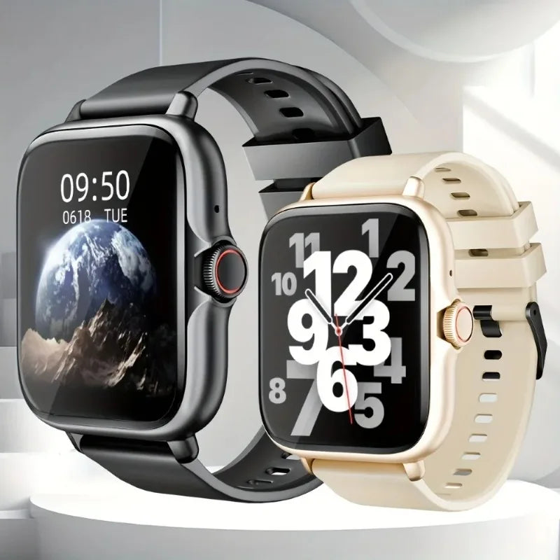 New smartwatch for men and women, rotating button, Bluetooth response, fitness and sports watch