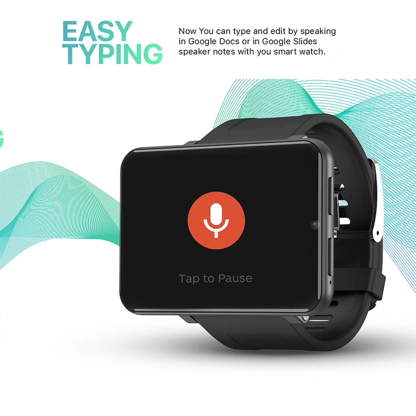 DM100 4G Smart Watch Phone Sports WiFi GPS Smartwatch Touch Screen Music Player Phone Call 5MP Camera Support Nano SIM Card - Uknowucme