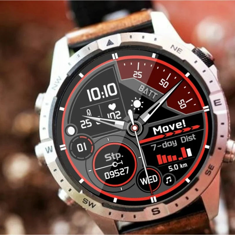 Outdoor Smartwatch GTS7 pro with Android and iOS Bluetooth Smart Sports Watch Built-in Compass Multiple Sports Modes 7-day Last - Uknowucme