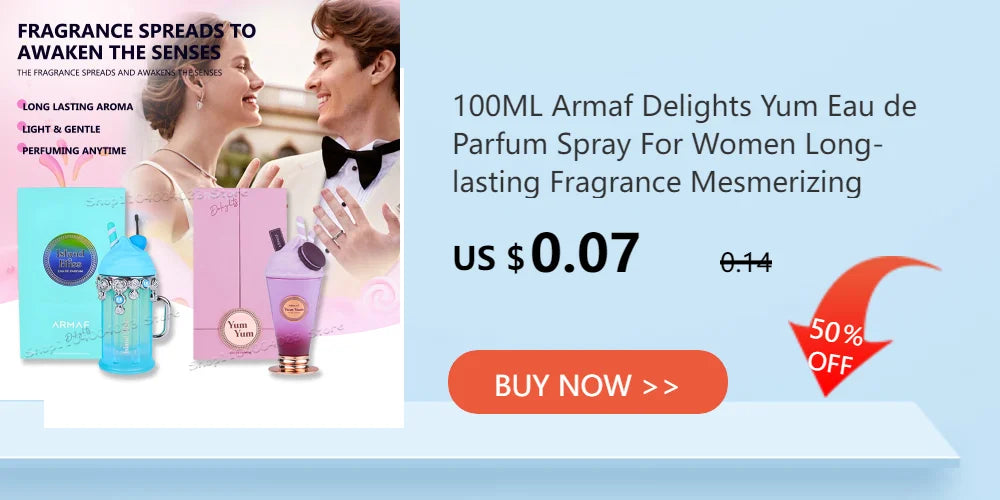100ML Armaf Delights Yum Eau de Parfum Spray For Women Long-lasting Fragrance Mesmerizing Women's Perfume Floral Fruity Scent - Uknowucme