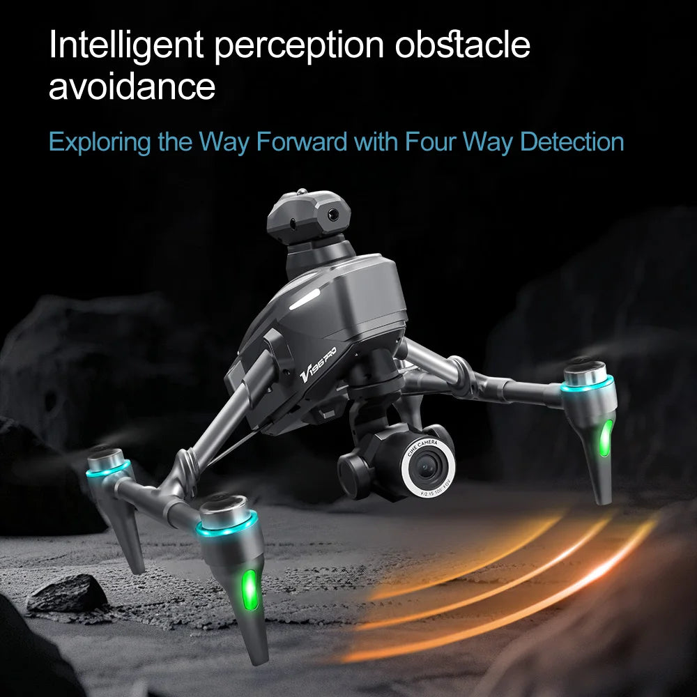 Original V196 Drone 8K Professional HD Dual Camera 5G Wifi 360° Obstacle Avoidance Brushless Foldable Quadcopter RC Drone Toy - Uknowucme
