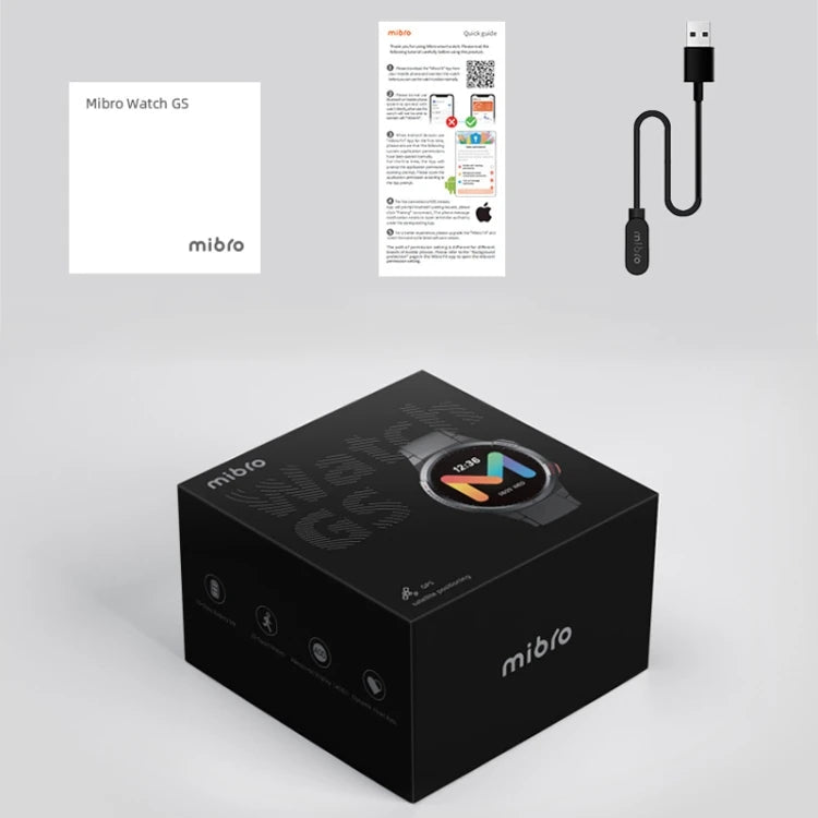 yyhc2023 New Arrival Mibro GS 1.43 inch Amoled HD Display 5ATM Waterproof 70 Sport Modes Wireless Mibro Watch GS Smartwatch - Uknowucme