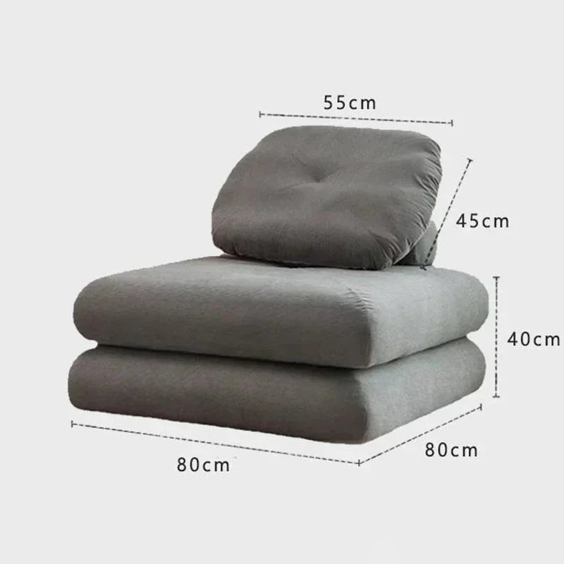 Single Sofa Bed Recliner Lounger Convertible Tatami Sofas Sets Tiny House Relaxing Giant Pouf Luxury Comfort Bedroom Furniture - Uknowucme