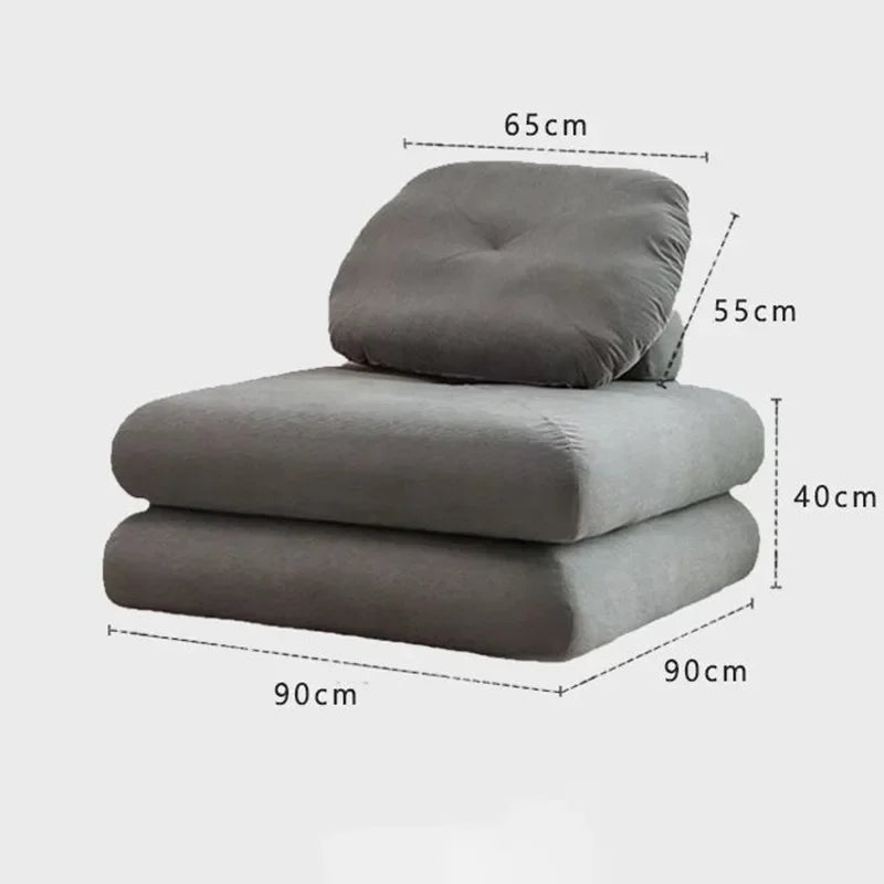 Single Sofa Bed Recliner Lounger Convertible Tatami Sofas Sets Tiny House Relaxing Giant Pouf Luxury Comfort Bedroom Furniture - Uknowucme