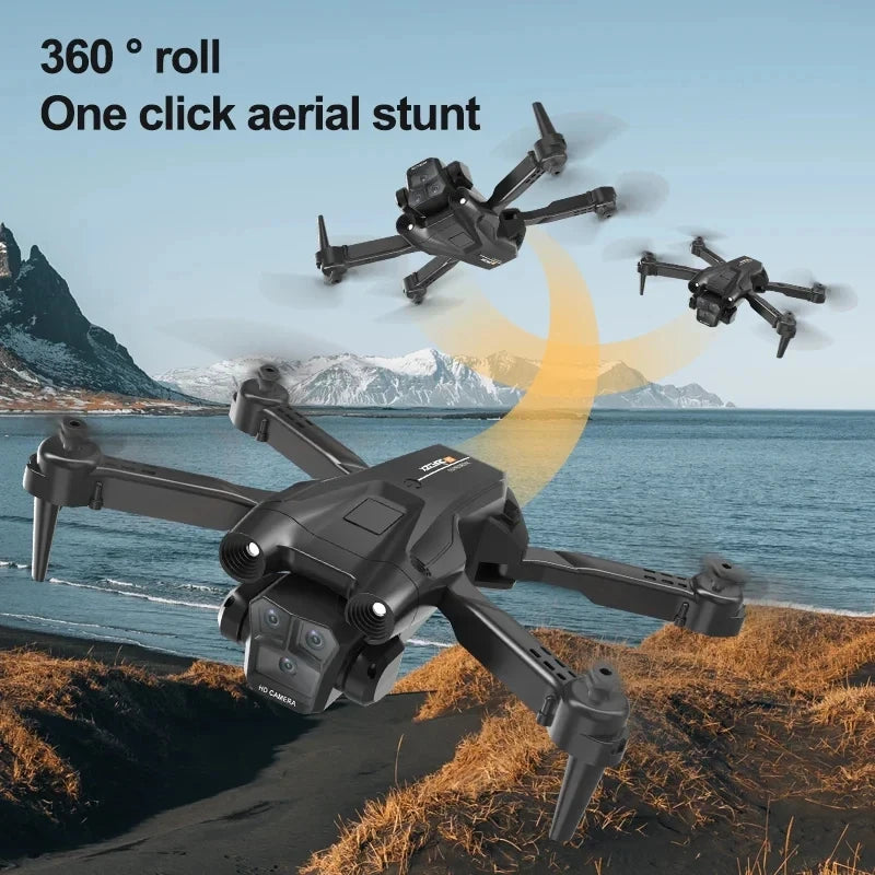 M4 Pro Max Drone 8K Professinal Wide Angle Triple HD Brushless Motor GPS FPV Obstacle Avoidance Foldable Quadcopter RC 10000M - Uknowucme