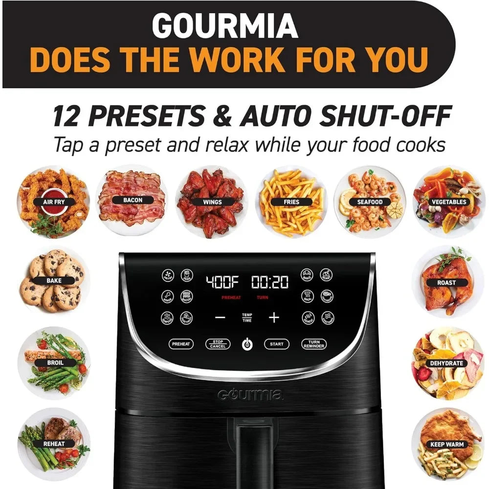Air Fryer 7 Quart Large AirFryer Cooker 12 Touch Cooking Presets, XL Air Fryer Basket 1700w Power Multifunction 120V - Uknowucme