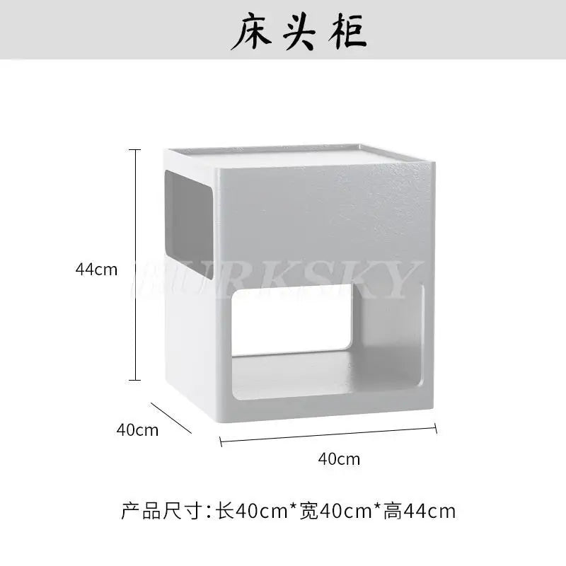 Nightstands Cabinets For Living Room Bedside Table Home Furniture Modern Cabinets Bed Side White Storage Locker For The Bedroom