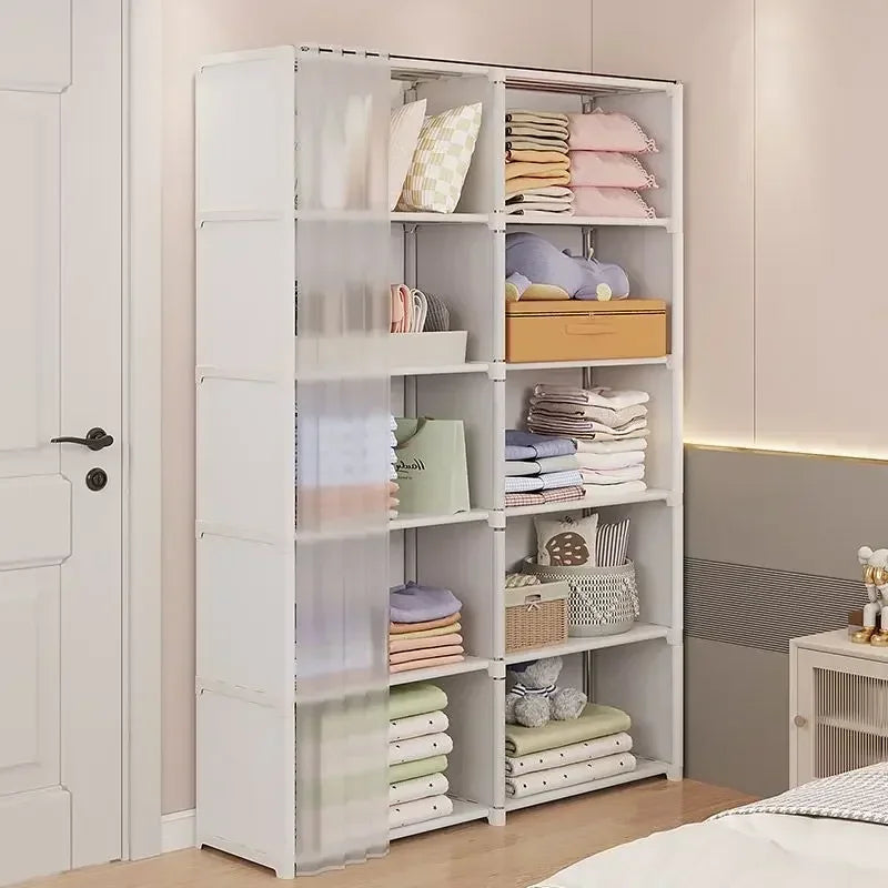 Home Furniture for Room Open Closets Portable Wardrobe for Clothes Closet Dresses Bag Motorcycle Cabinets Kitchen Toys Wardrobes