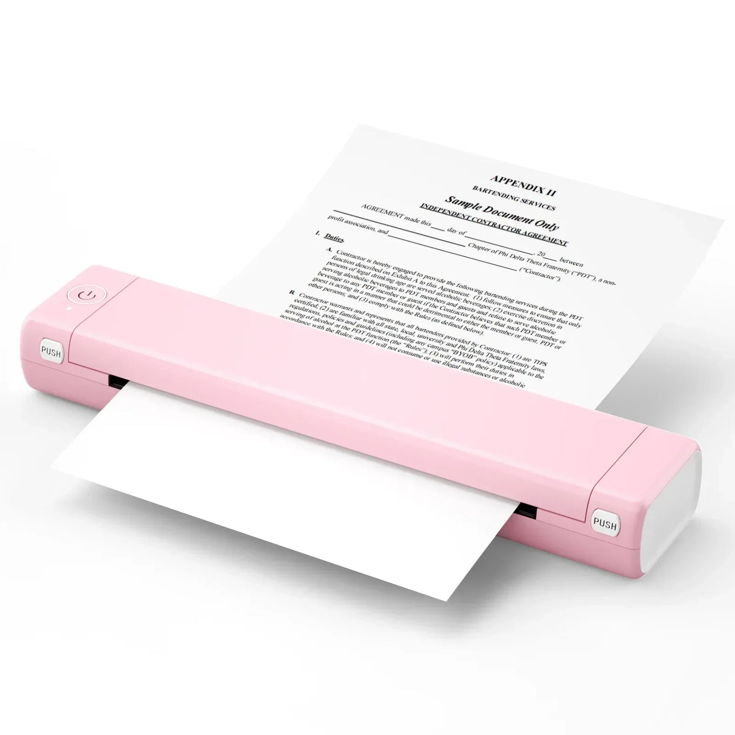 Phomemo portable A4 printer thermal printer letter size wireless bluetooth m08f letter printer for text/PDF/web printing - Uknowucme
