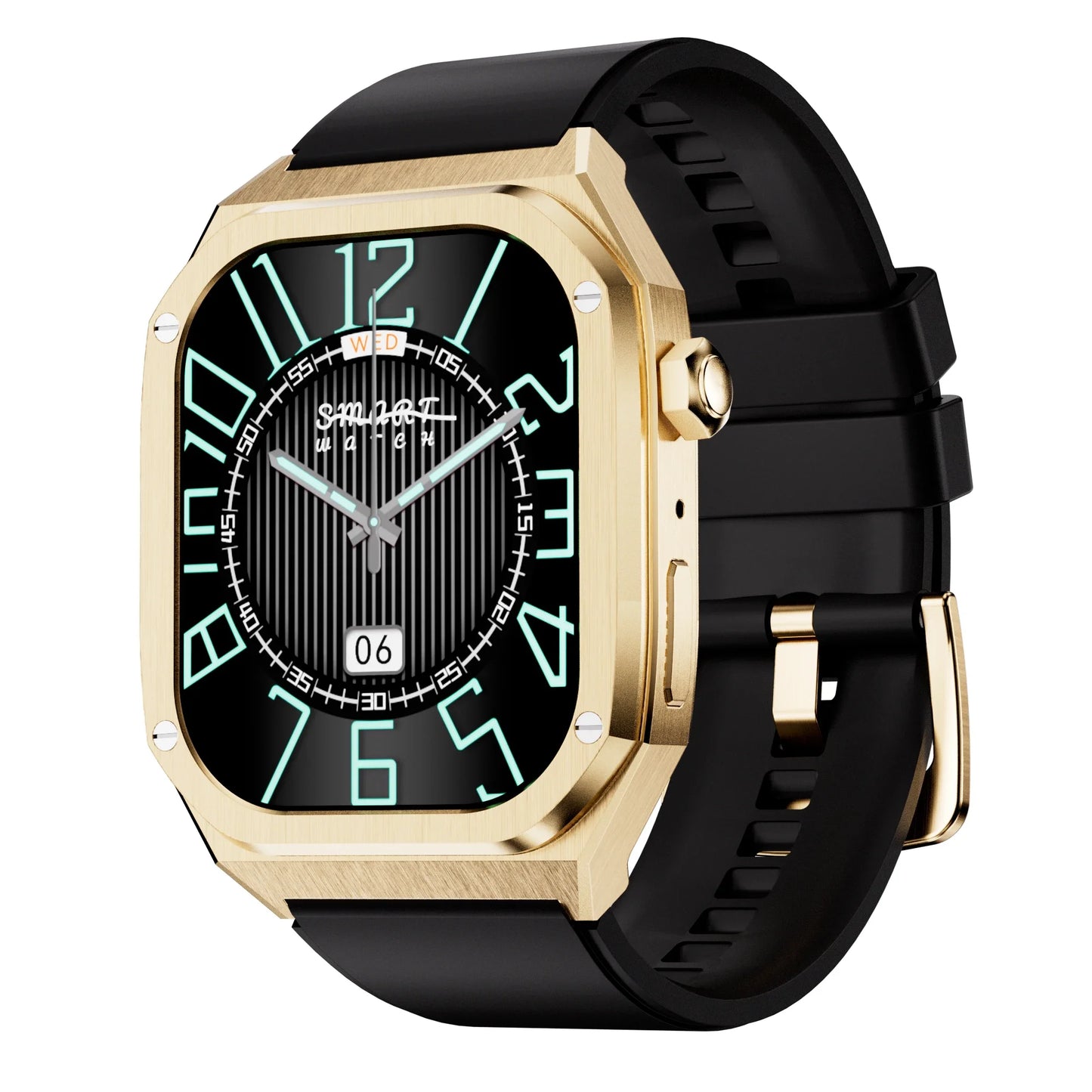 1.96inch Screen Amoled Smart Watch for Men Blood Pressure Blood Oxygen IP68 Waterproof HD40 Smartwatch Fitness Tracker - Uknowucme