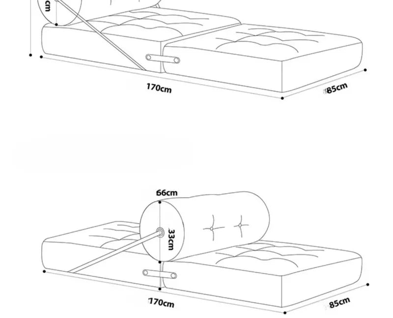 Sponge Filling Folding Living Room Sofas Multifunctional Modern Simple Single Sofa Removable Nordic Luxury Home Furniture - Uknowucme