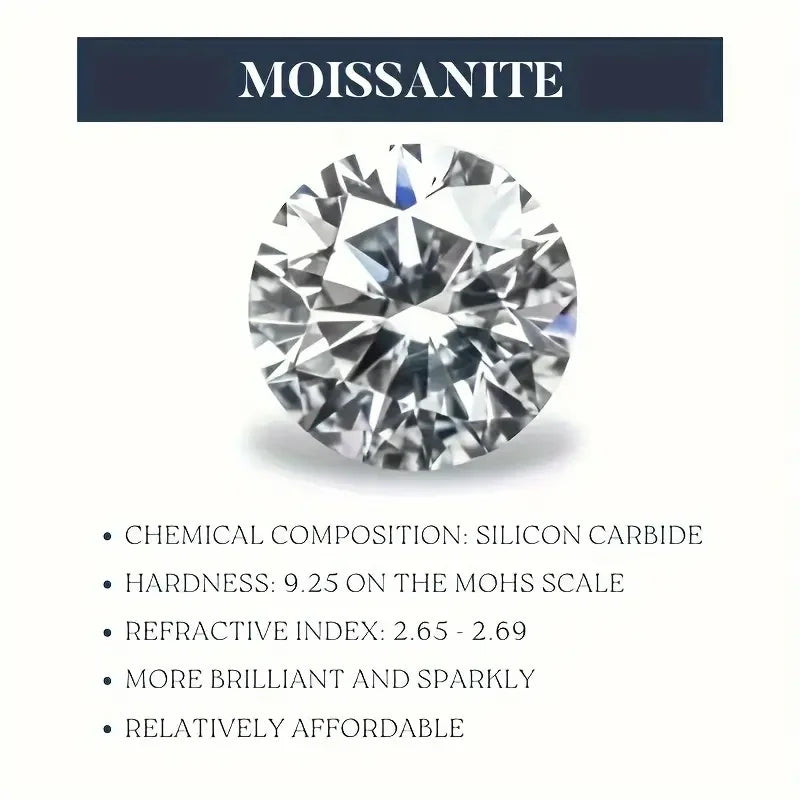 JIUZUAN Moissanite Ring 925 sterling silver 18K gold plated Elegant pave design Suitable for men GRA certificate included. - Uknowucme