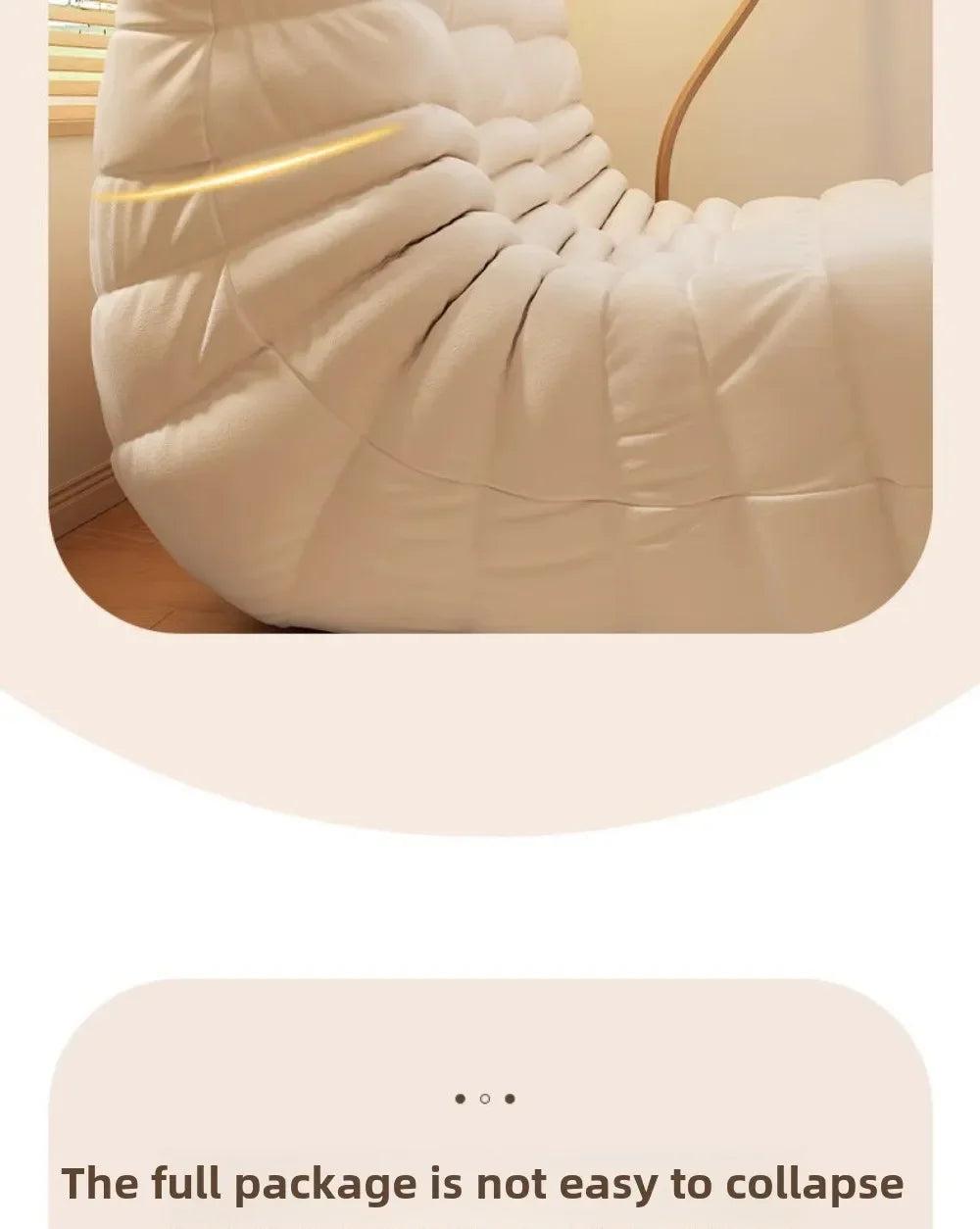 Caterpillar Pure Sponge Lazy Sofa, Modern Simple Living Room Home Sofa, Fabric Casual Lying Fabric Sofa Customizable - Uknowucme