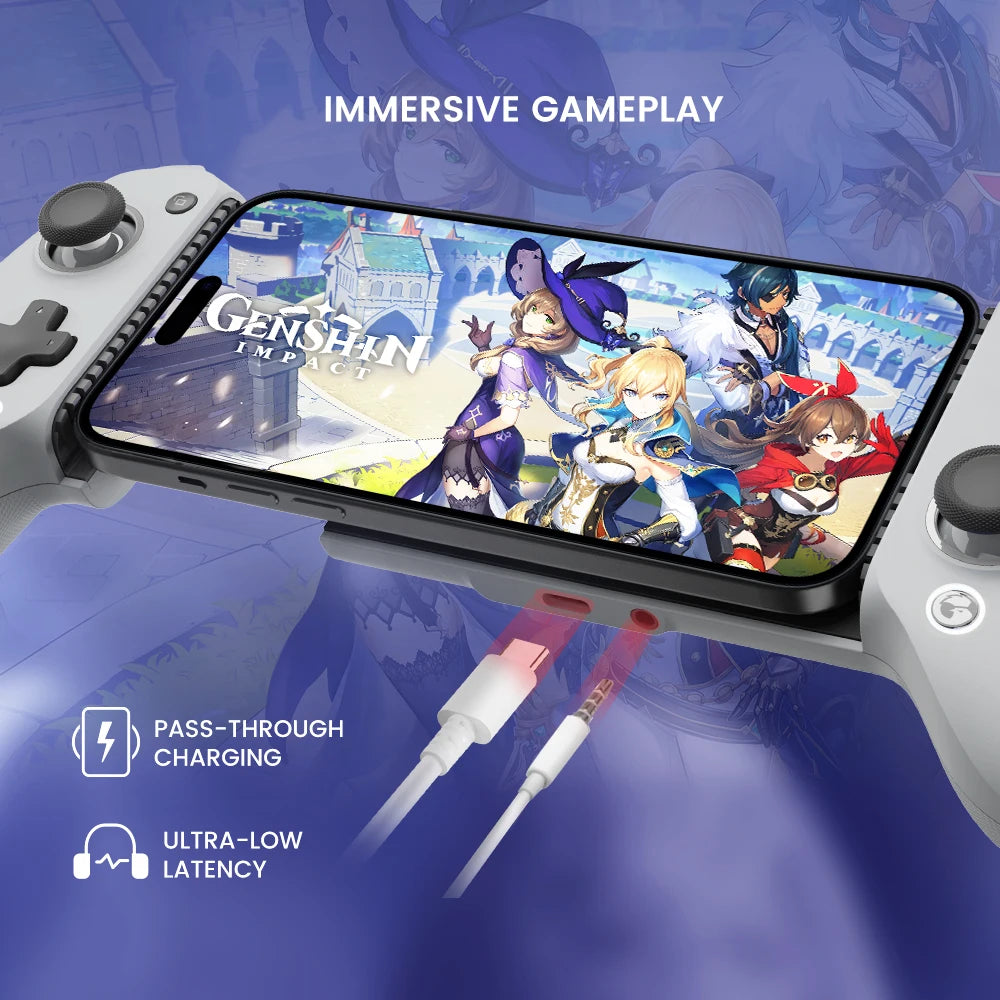 GameSir G8 Mobile Phone Gamepad Hall Effect Game Controller for iPhone 15 Android Cellphone Cloud Gaming Xbox Game Pass STADIA - Uknowucme