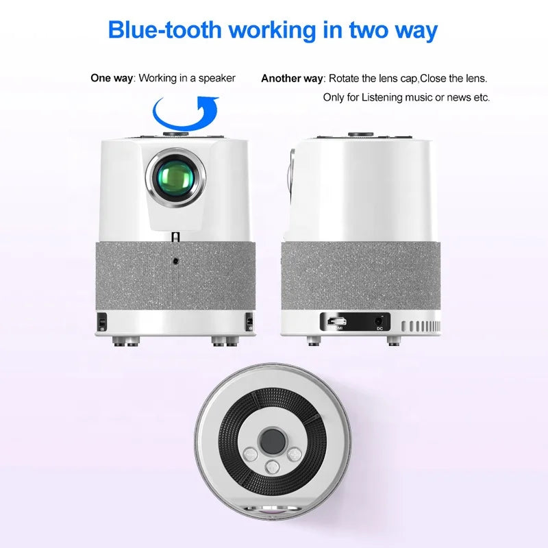 2024 New Products Portable Projector Mini Android Lcd 4K Smart Tvs HD 4K 1080P Home Theater Projector - Uknowucme