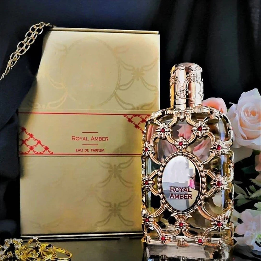 100Ml Original Arab Perfumes Eau De Parfum Female Fragrance Perfume man Royal Amber Parfume Cologne Perfume for Men Women - Uknowucme