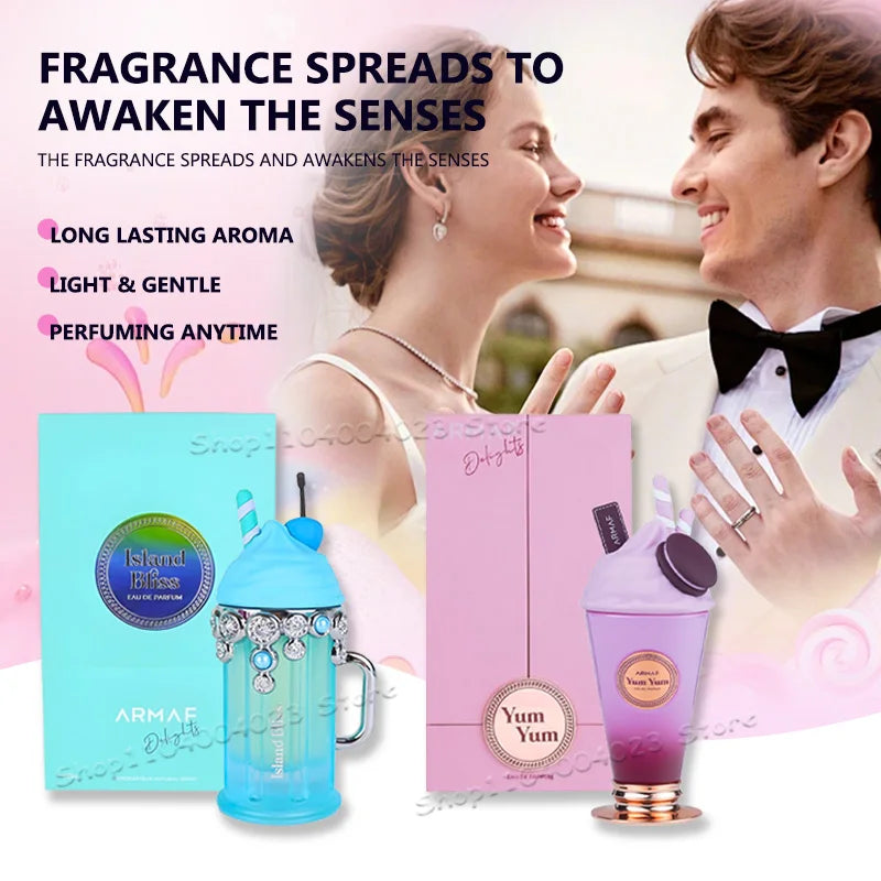100ML Armaf Delights Yum Eau de Parfum Spray For Women Long-lasting Fragrance Mesmerizing Women's Perfume Floral Fruity Scent - Uknowucme