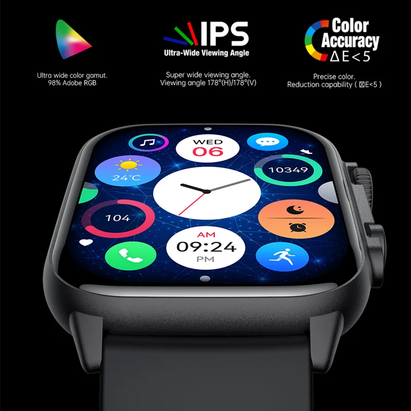 AMOLED Screen Ultra Smart Watch Always Show Time Bluetooth Call Series 8 High Refresh Rtae NFC Smartwatch Men Sport Watch Women - Uknowucme