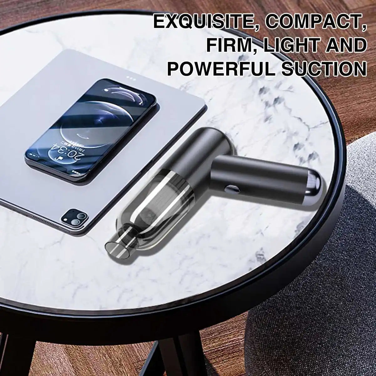 Portable Wireless Car Vacuum Cleaner 8000Pa Household Vacuum Cleaner Mini Large Suction Wet and Dry Handheld Auto Vacuum Cleaner - Uknowucme
