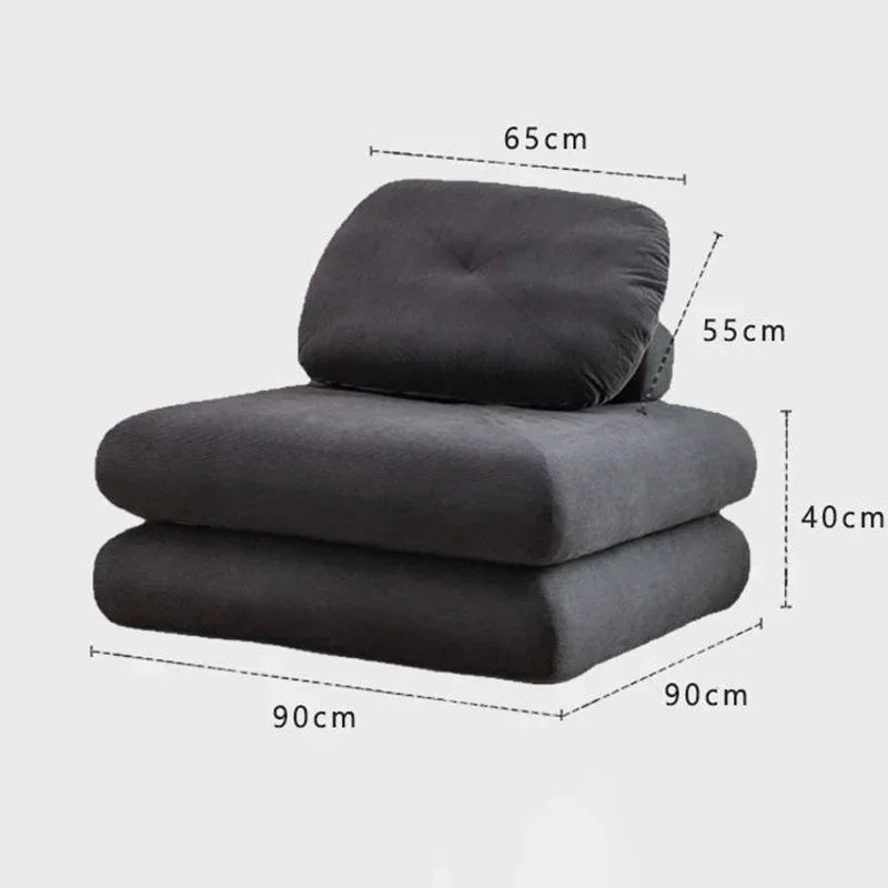 Single Sofa Bed Recliner Lounger Convertible Tatami Sofas Sets Tiny House Relaxing Giant Pouf Luxury Comfort Bedroom Furniture - Uknowucme