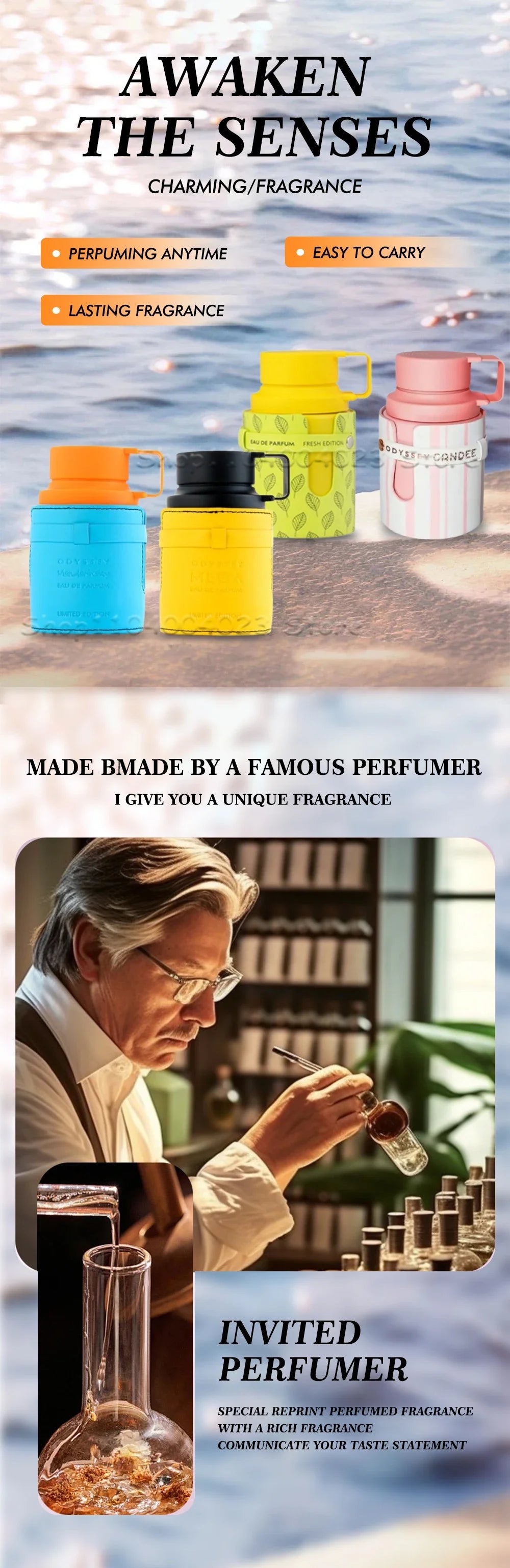 100ML Armaf Odyssey Mandarinsky Limited Edition Perfume For Men Middle Eastern Eau de Parfum Original Arabian Perfume For Women - Uknowucme
