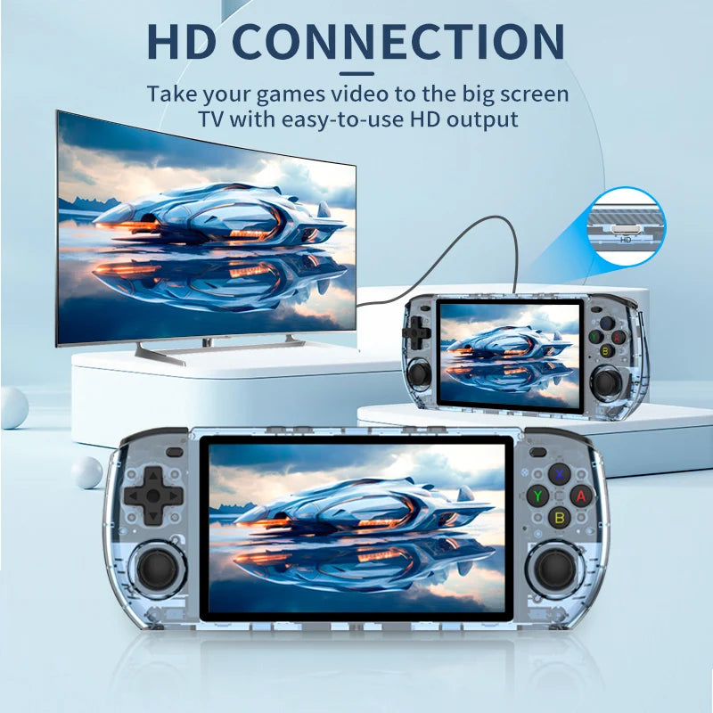 POWKIDDY RGB10 MAX3 Retro RK3566 Handheld Game Console 5 Inch 1280*720 Ips Screen Open-Source Retro Gaming Children's Gifts - Uknowucme