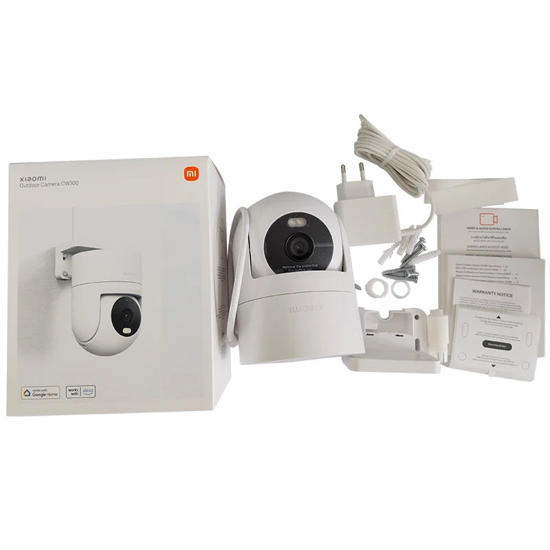Global Version Xiaomi Outdoor Camera CW300 4MP IP66 Water and Dust Resistant AI Human Tracking Smart full-color Night Vision - Uknowucme