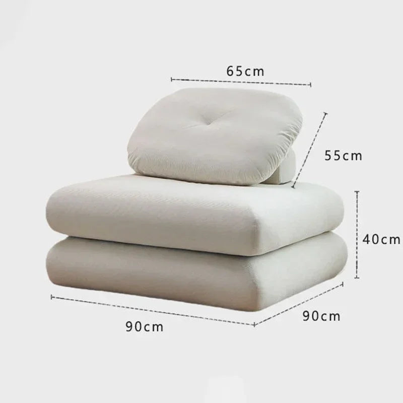 Single Sofa Bed Recliner Lounger Convertible Tatami Sofas Sets Tiny House Relaxing Giant Pouf Luxury Comfort Bedroom Furniture - Uknowucme
