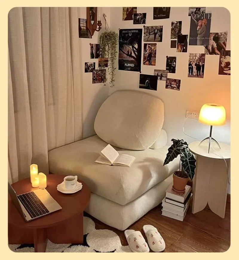 Single Sofa Bed Recliner Lounger Convertible Tatami Sofas Sets Tiny House Relaxing Giant Pouf Luxury Comfort Bedroom Furniture - Uknowucme