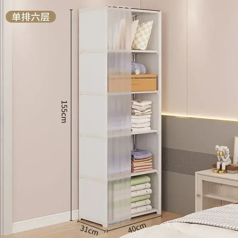 Home Furniture for Room Open Closets Portable Wardrobe for Clothes Closet Dresses Bag Motorcycle Cabinets Kitchen Toys Wardrobes